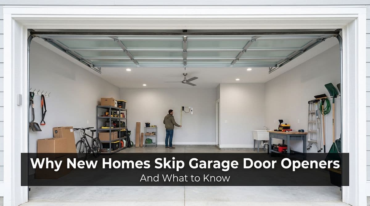 Featured post - Why New Homes Skip Garage Door Openers (And What to Know)